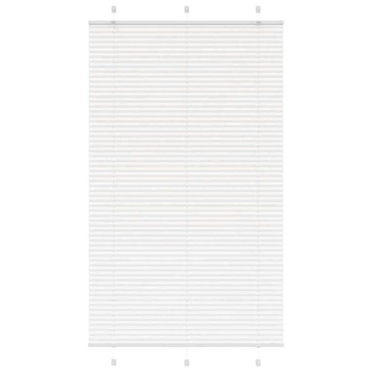 Vidaxx store enrouleur plissé 120x200 cm largeur de tissu 119,4 cm polyester blanc