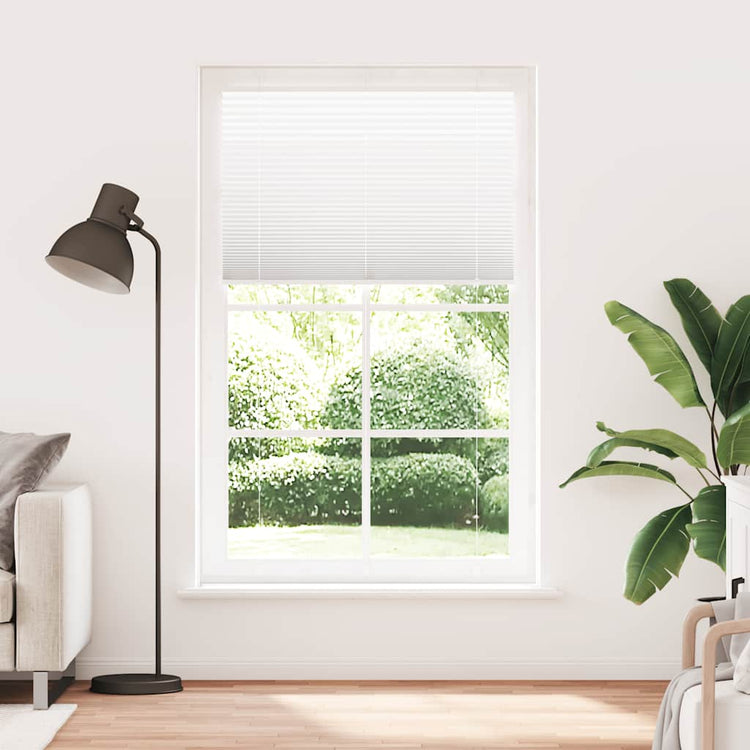 Vidaxx store enrouleur plissé 120x200 cm largeur de tissu 119,4 cm polyester blanc