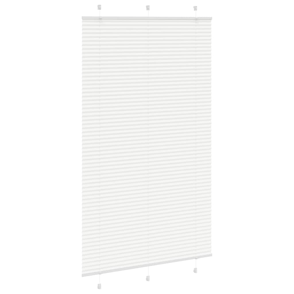 Vidaxx store enrouleur plissé 120x200 cm largeur de tissu 119,4 cm polyester blanc