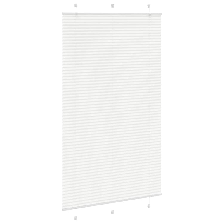 Vidaxx store enrouleur plissé 120x200 cm largeur de tissu 119,4 cm polyester blanc