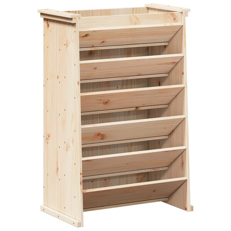 Vidaxl Herb Box 6 couches 69x40x101,5 cm Pine solide