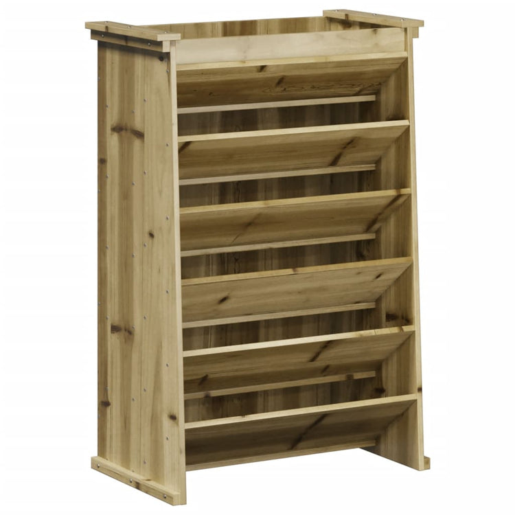Vidaxl Herb Box 6 couches 69x40x101,5 cm Bois de pin imprégné