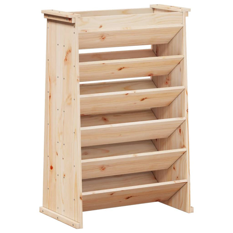 Vidaxl Herb Box 6 couches 69x40x101,5 cm Pine solide