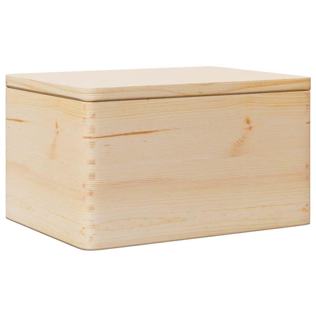 Vidaxl Boîte en bois avec couvercle 40x30x23 cm