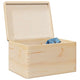 Vidaxl Boîte en bois avec couvercle 40x30x23 cm