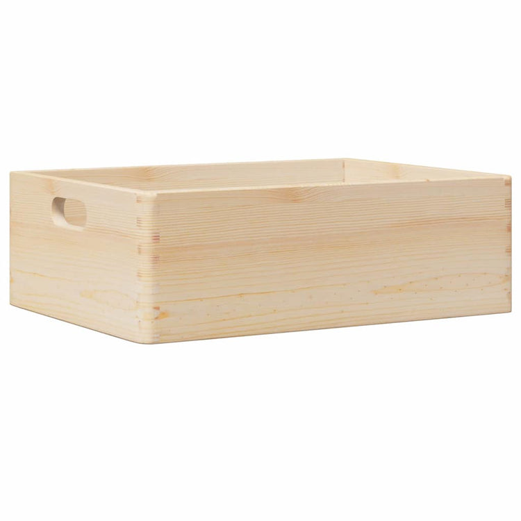 Vidaxl Boîte en bois avec poignées 40x30x13 cm