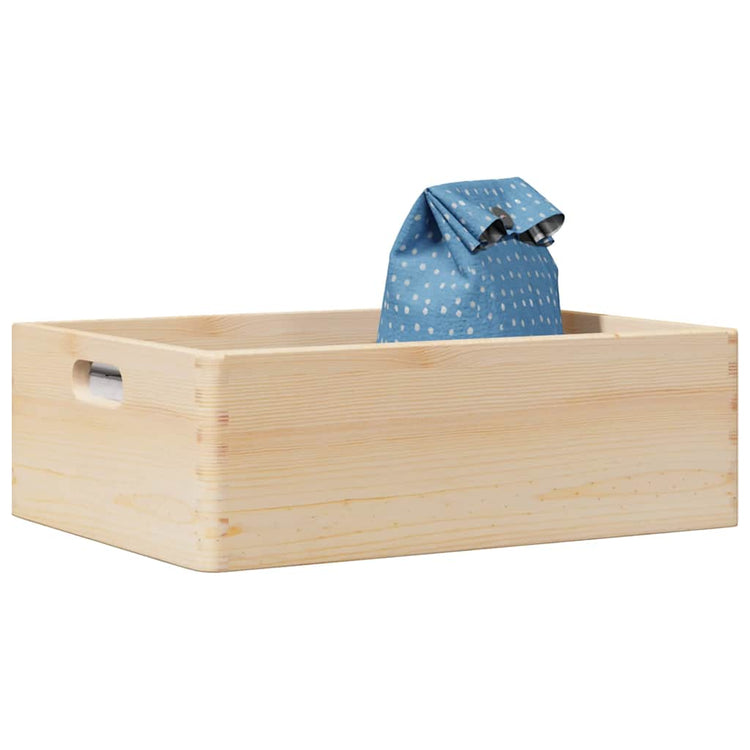 Vidaxl Boîte en bois avec poignées 40x30x13 cm