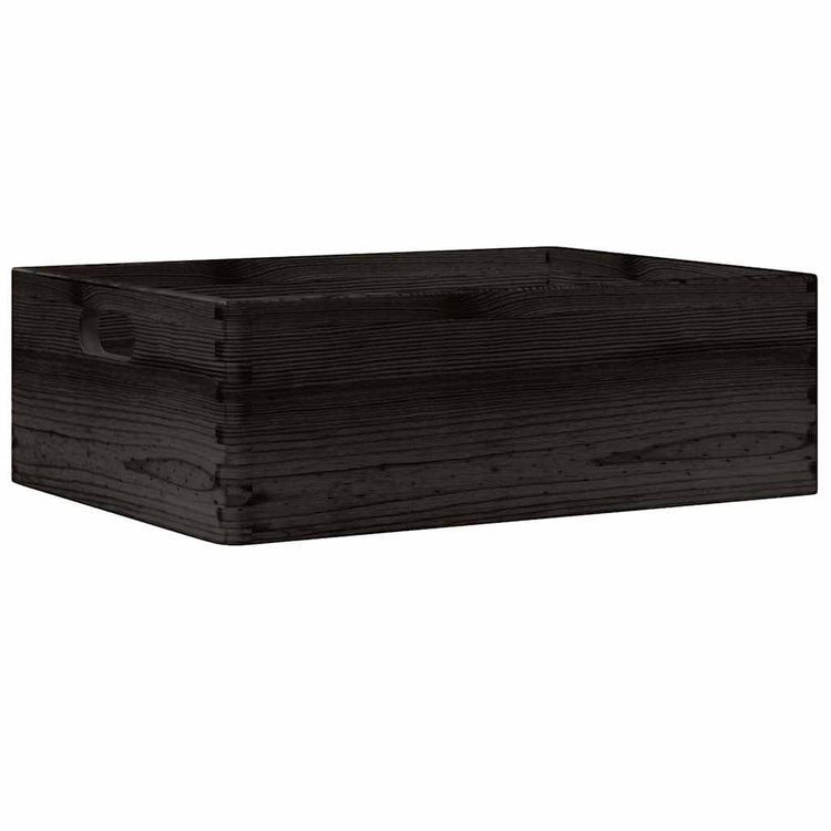 Vidaxl Boîte en bois avec poignées 40x30x13 cm