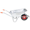 Vidaxl Wheelbarrow 90 L 150 kg en acier galvanisé et en plastique