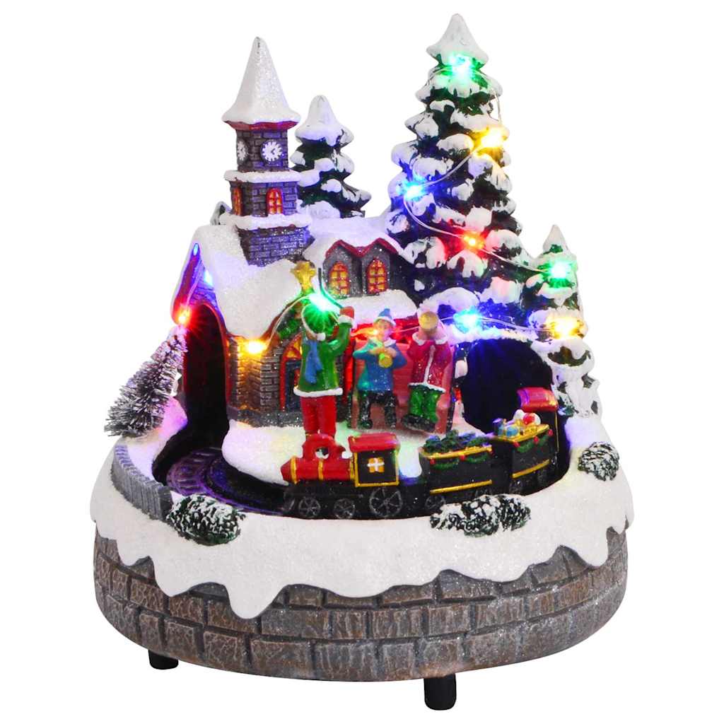 Vidaxx Configuration de table de Noël multicolore 16 x 16 x 19 cm en plastique