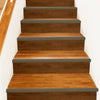 Vidaxxl profilés d'escalier 30 pcs marron 67 x 3 x 2 cm aluminium