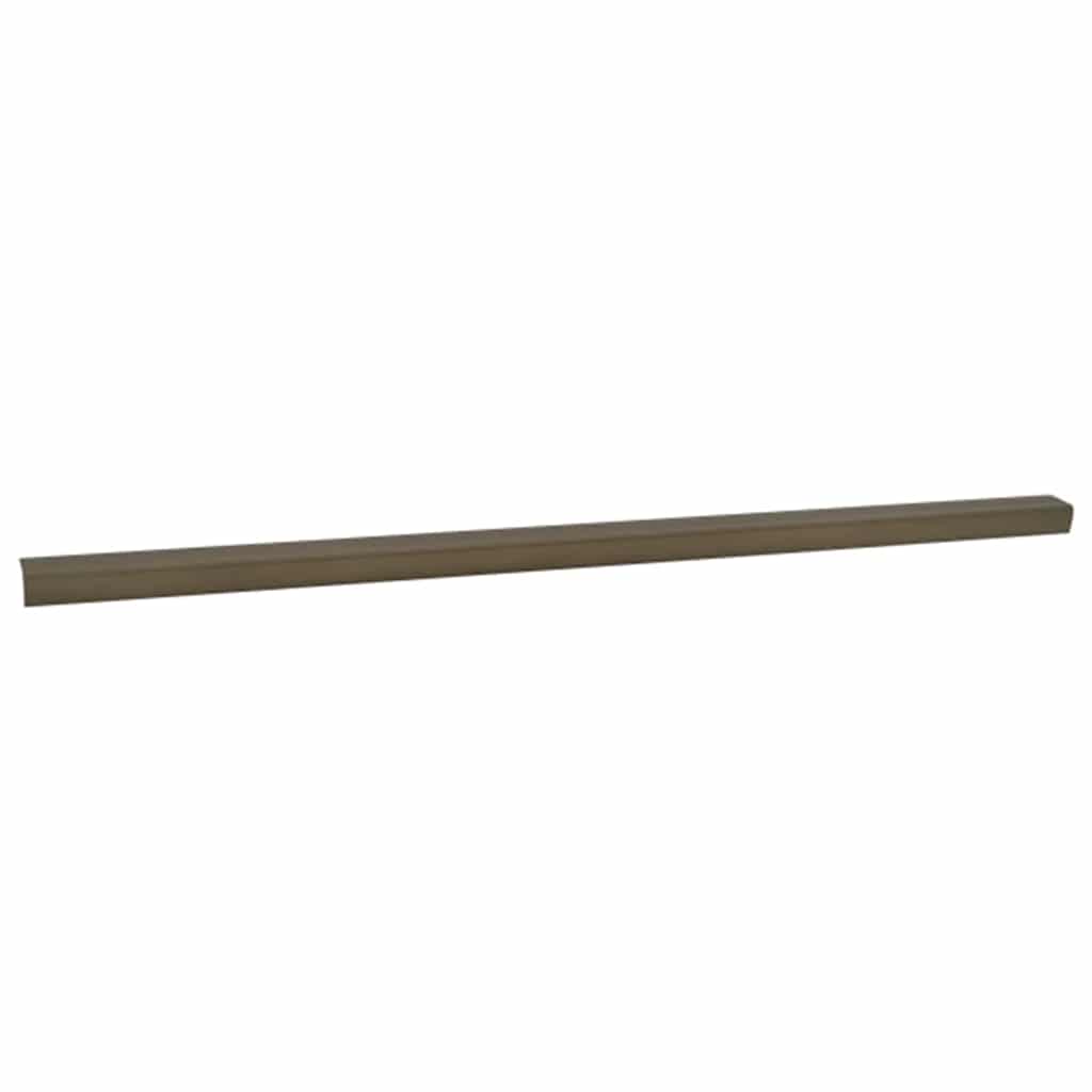Vidaxxl profils d'escalier 10 pcs marron 67 x 3 x 2 cm aluminium