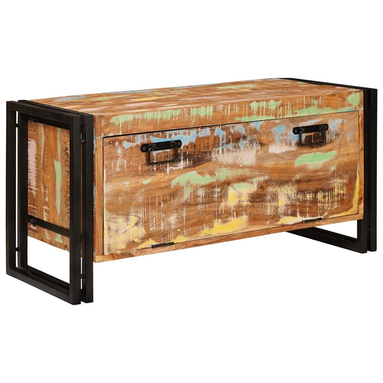 Vidaxx meuble à chaussures marron 90 x 38 x 45 cm bois massif recyclé