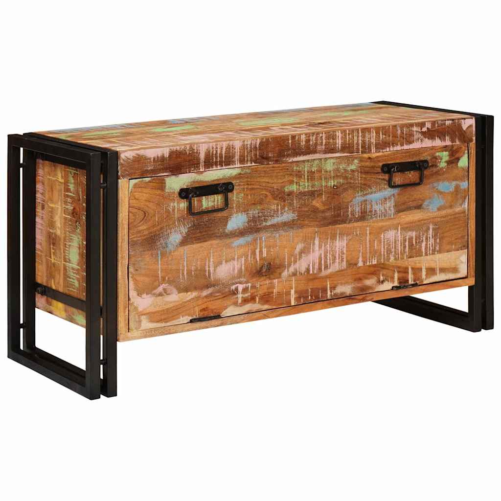 Vidaxx meuble à chaussures marron 90 x 38 x 45 cm bois massif recyclé