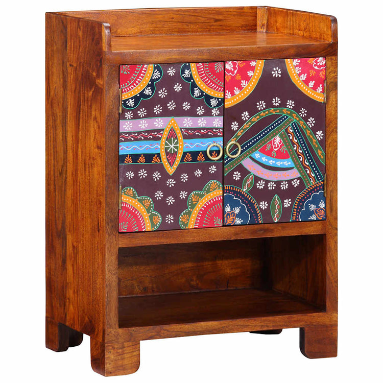 Vidaxx armoire à chaussures avec étagère marron 55 x 35 x 75 cm bois d'acacia massif