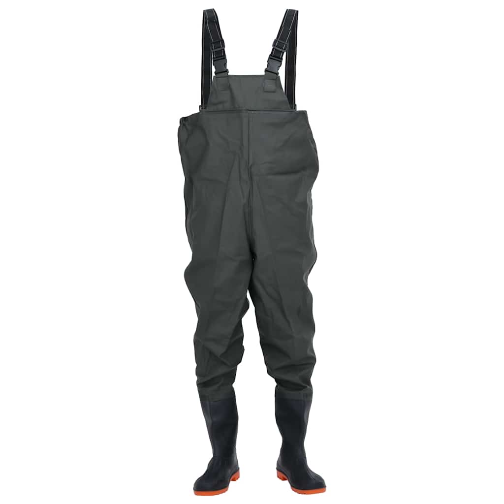 Vidaxl waadpak avec bottes taille 41 vert foncé