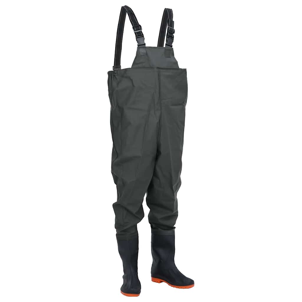 Vidaxl waadpak avec bottes taille 43 vert foncé