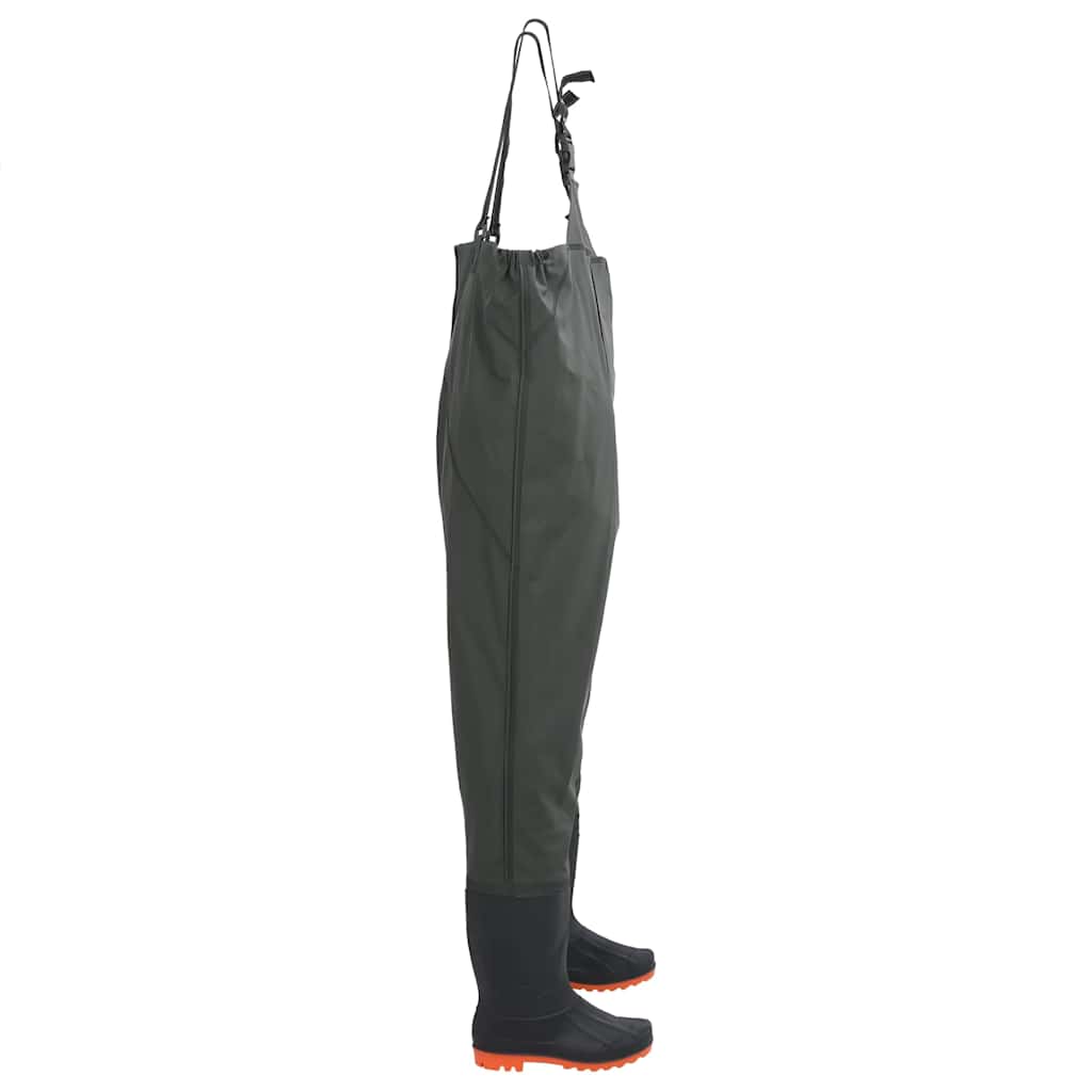 Vidaxl waadpak avec bottes taille 43 vert foncé