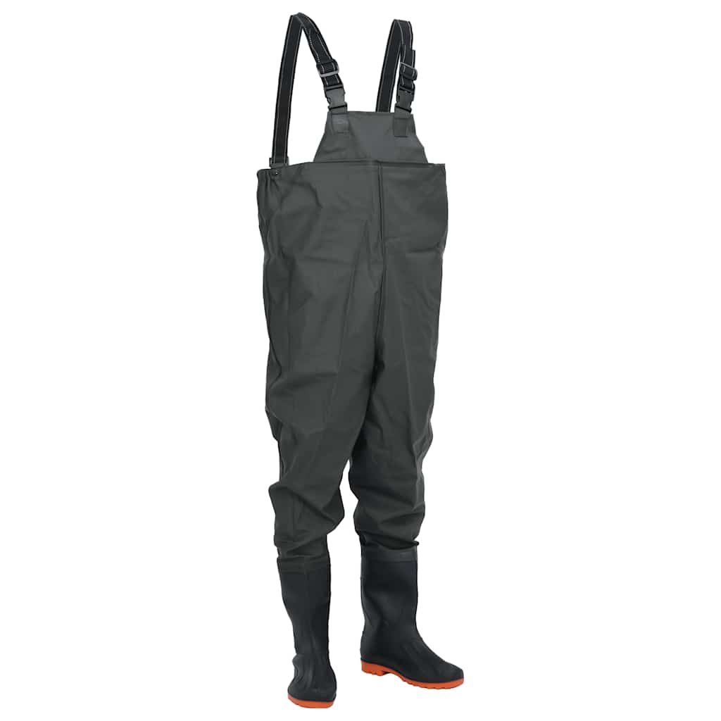 Vidaxl waadpak avec bottes taille 44 vert foncé
