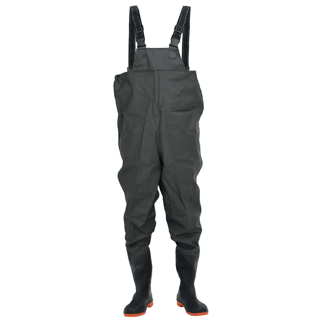 Vidaxl waadpak avec bottes taille 44 vert foncé