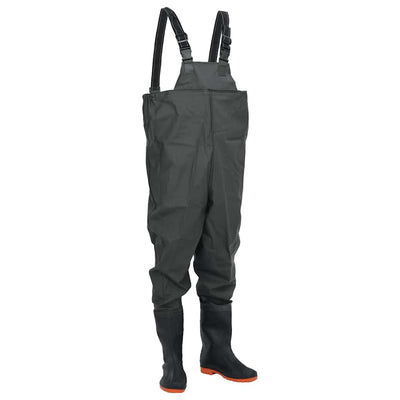 Vidaxl waadpak avec bottes taille 45 vert foncé