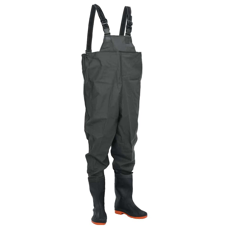 Vidaxl waadpak avec bottes taille 45 vert foncé