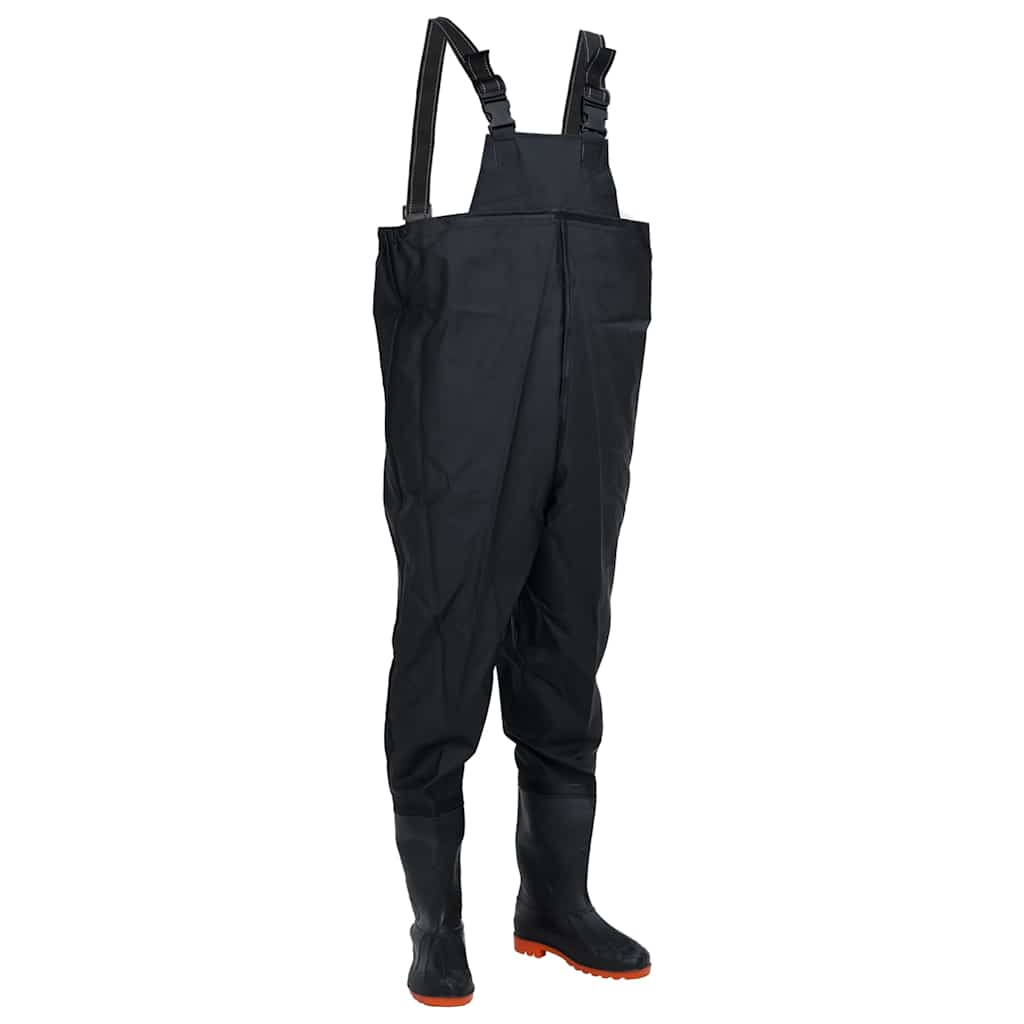 Vidaxl waadpak avec bottes taille 43 noir