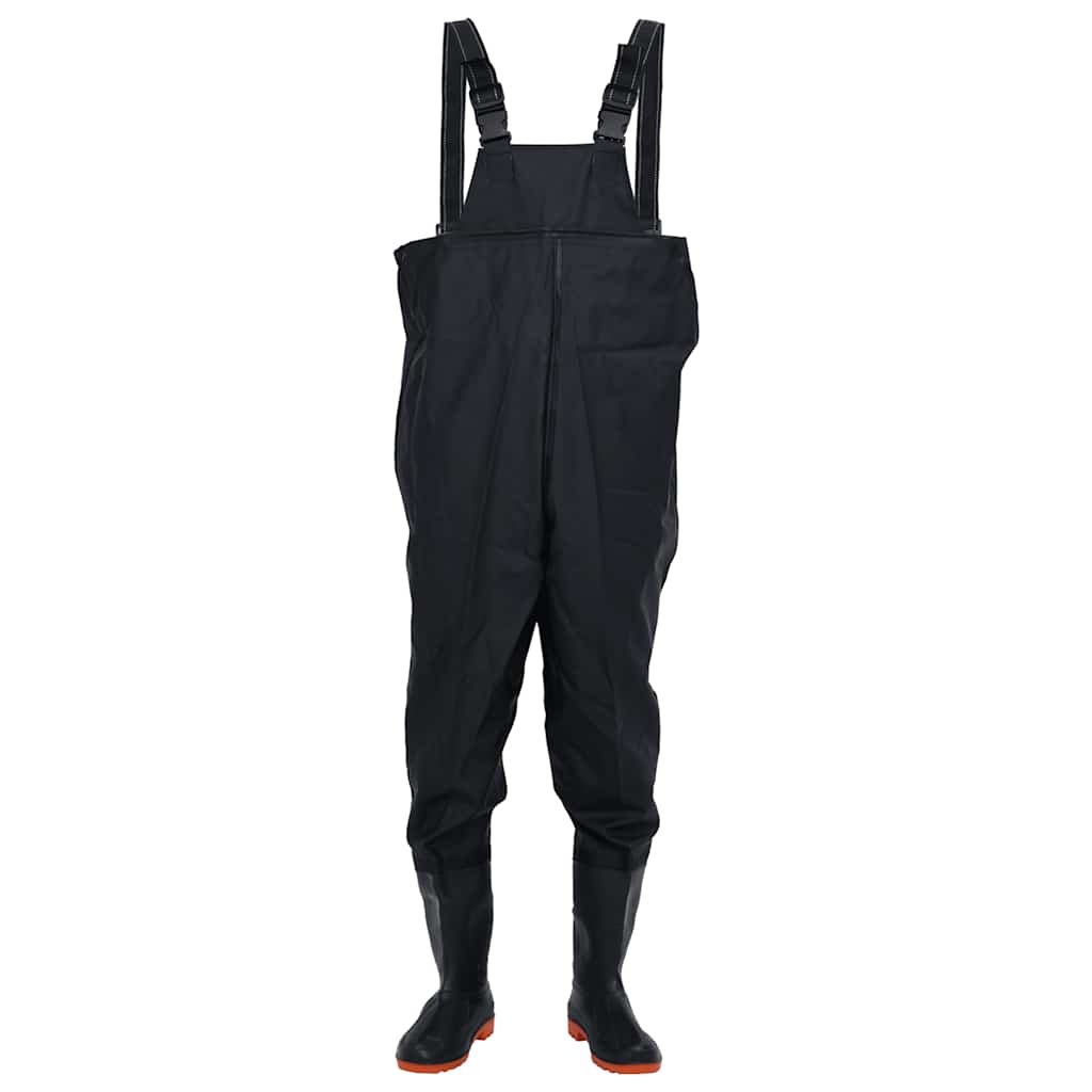 Vidaxl waadpak avec bottes taille 45 noir