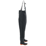 Vidaxl waadpak avec bottes taille 45 noir - afbeelding 3