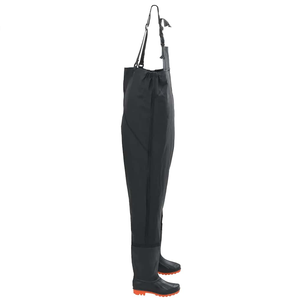 Vidaxl waadpak avec bottes taille 46 noir
