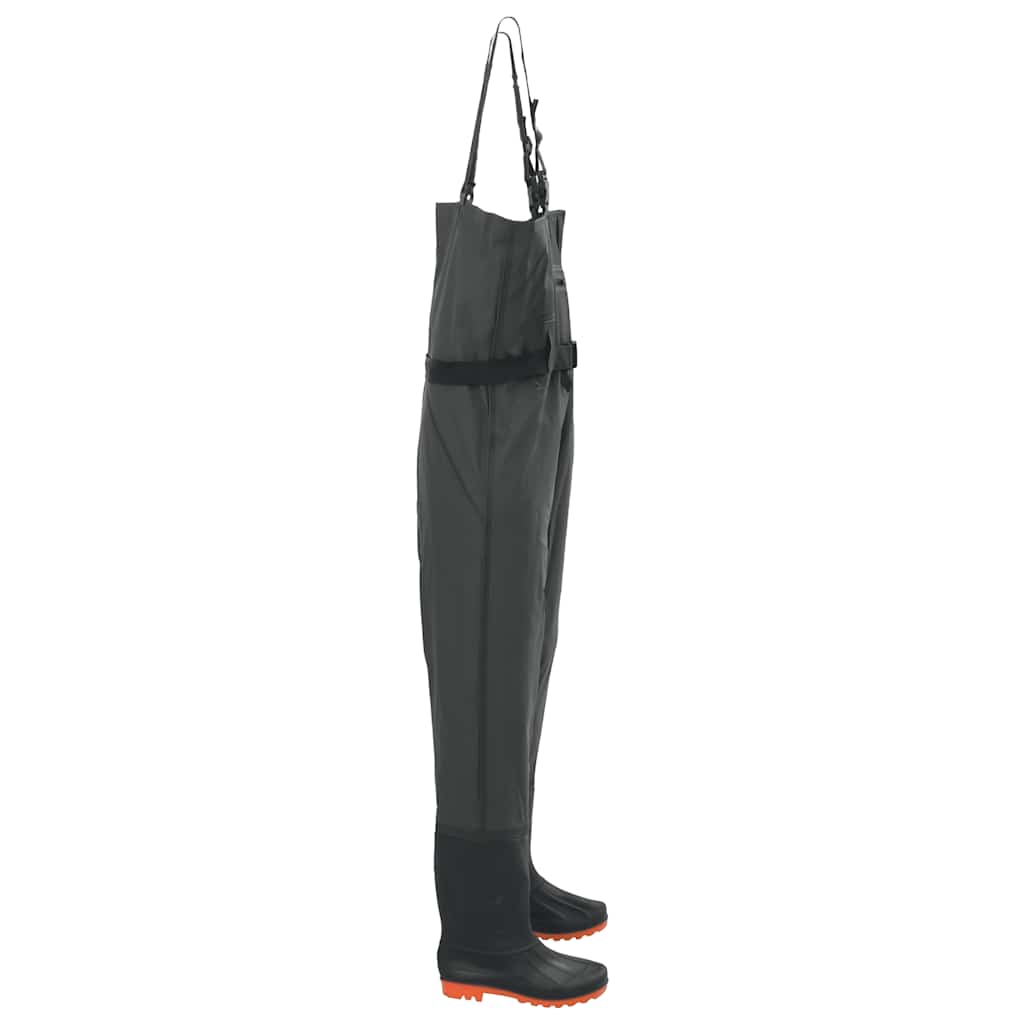 Vidaxl waadpak avec bottes et taille de ceinture 41 vert foncé
