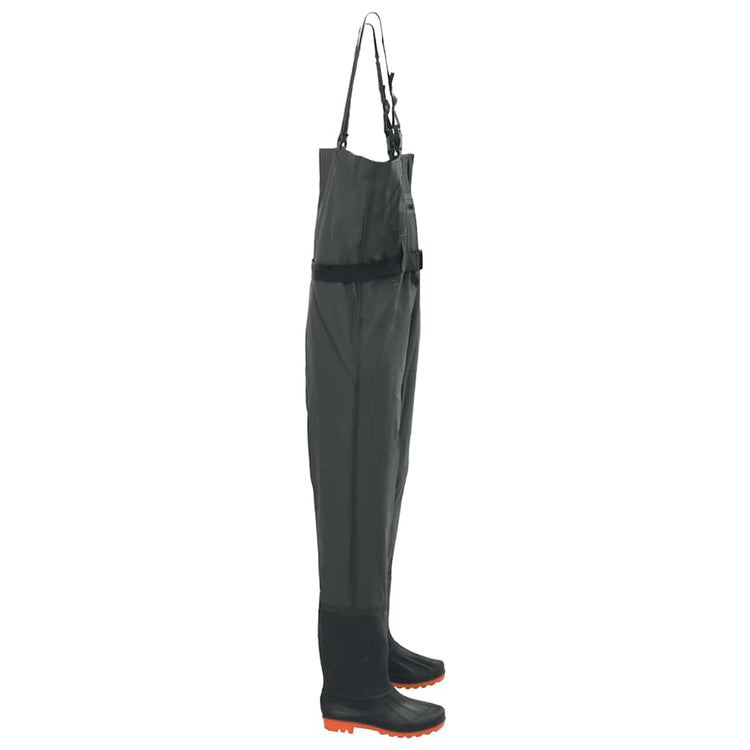 Vidaxl waadpak avec bottes et taille de ceinture 41 vert foncé
