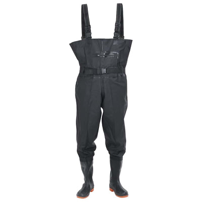 Vidaxl waadpak avec bottes et taille de ceinture 39 noir
