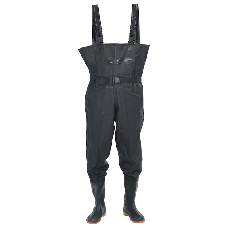 Vidaxl waadpak avec bottes et ceinture taille 40 noir