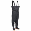 Vidaxl waadpak avec bottes et taille de ceinture 46 noir