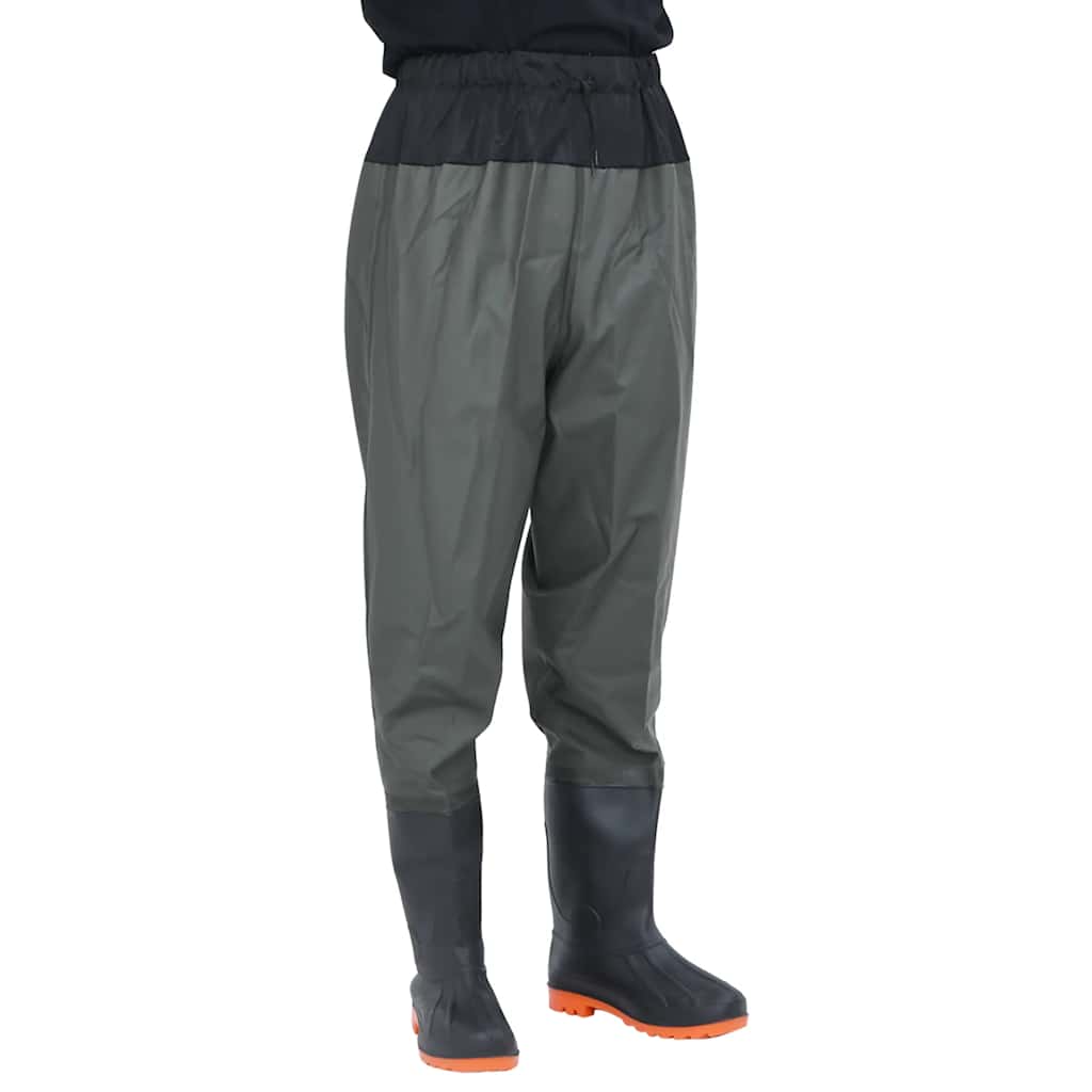 Vidaxl waadpak avec bottes taille 40 vert foncé