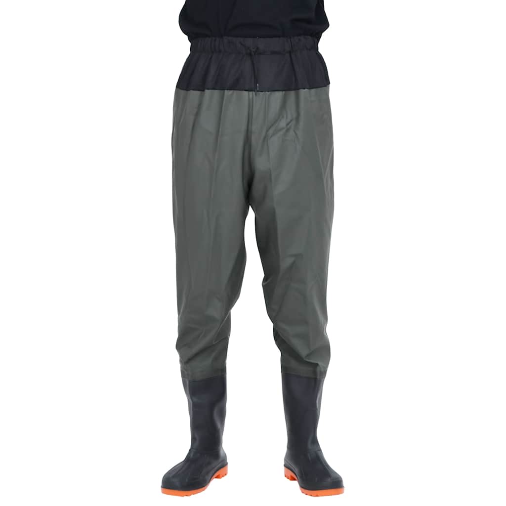 Vidaxl waadpak avec bottes taille 40 vert foncé