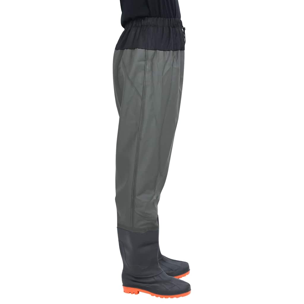Vidaxl waadpak avec bottes taille 40 vert foncé