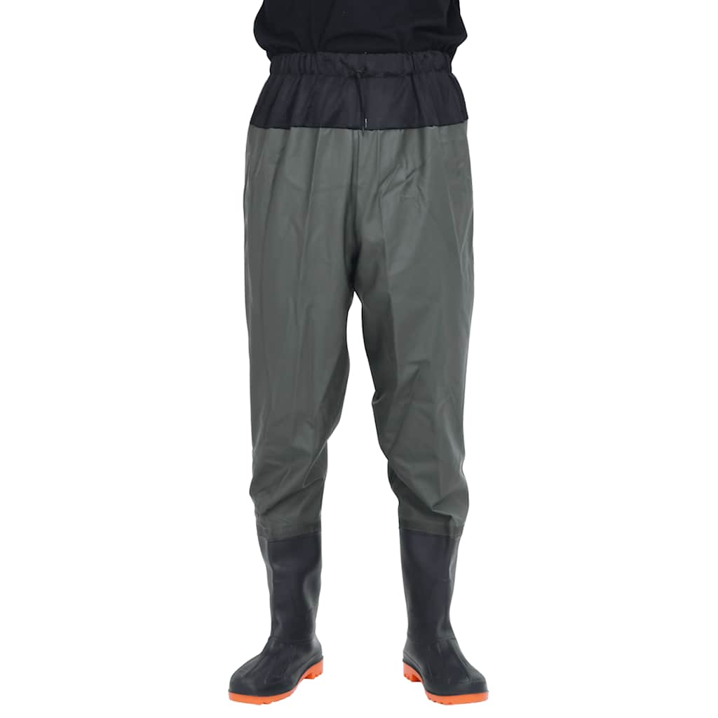 Vidaxl waadpak avec bottes taille 44 vert foncé