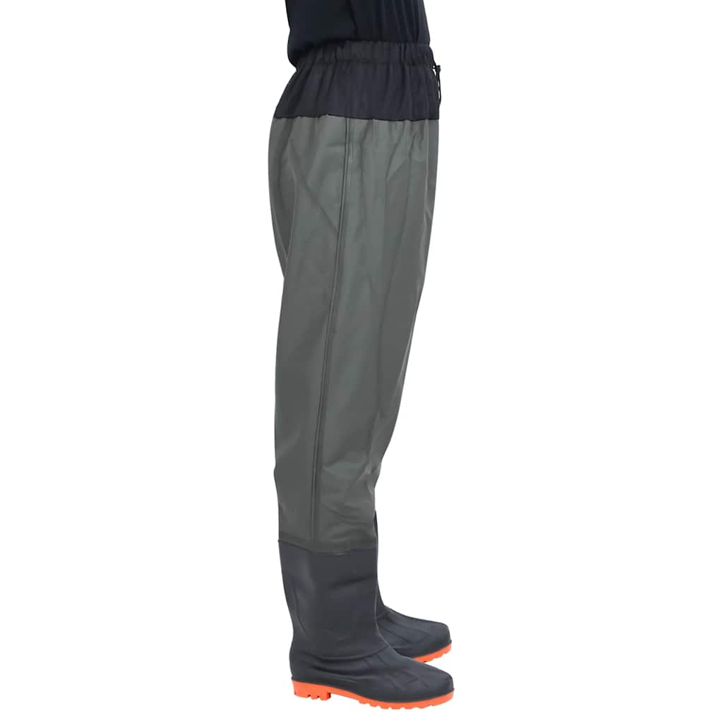 Vidaxl waadpak avec bottes taille 44 vert foncé