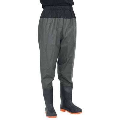 Vidaxl waadpak avec bottes taille 46 vert foncé
