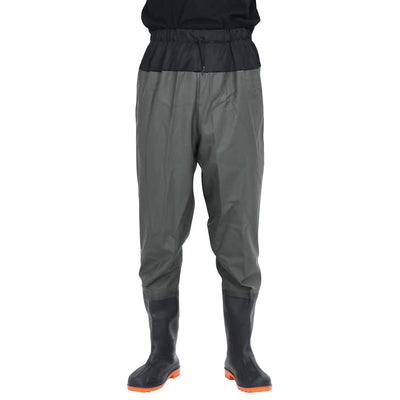 Vidaxl waadpak avec bottes taille 46 vert foncé