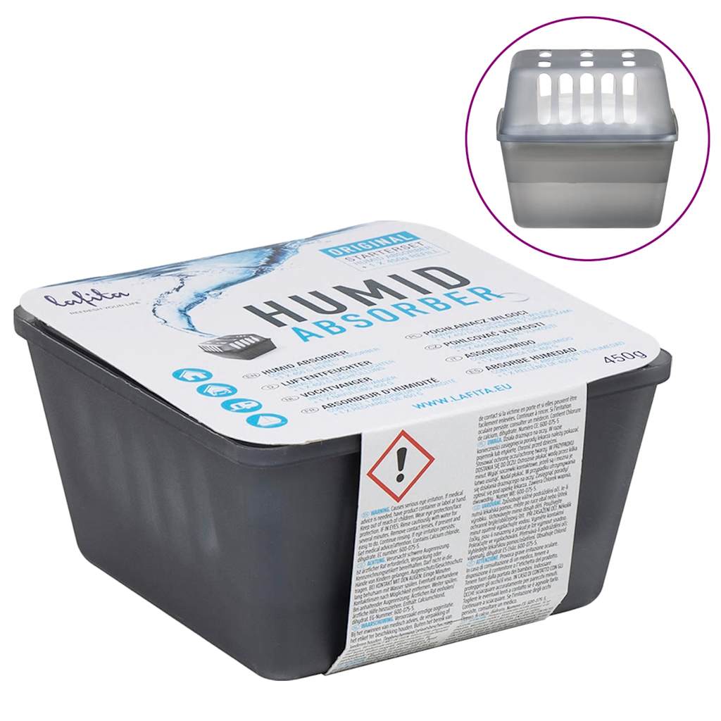 Déshumidificateurs vidaxl avec des sacs de navul 4 st 450 g