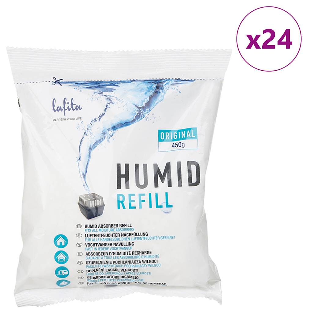 Vidaxl REBLIGNAGES POUR DÉHUMIDIDIFIER 24 ST 450 G