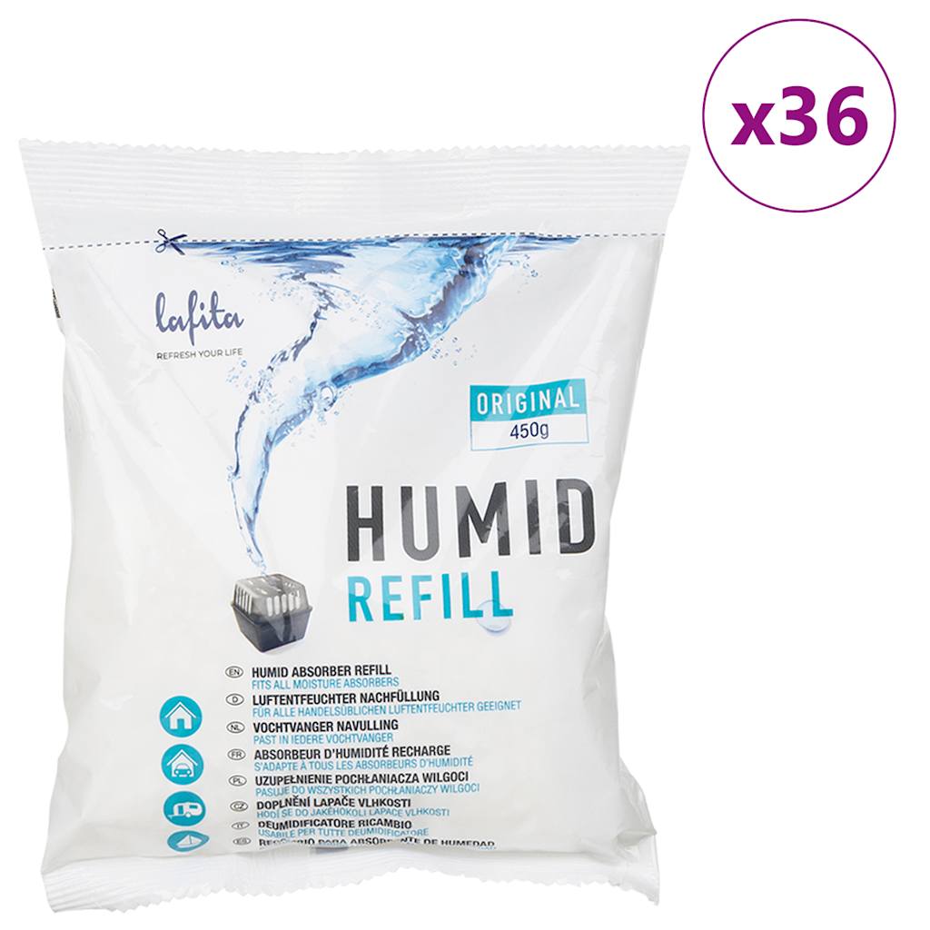 Vidaxl REBLIGNAGES POUR DÉHUMIDIDIFIER 36 ST 450 G