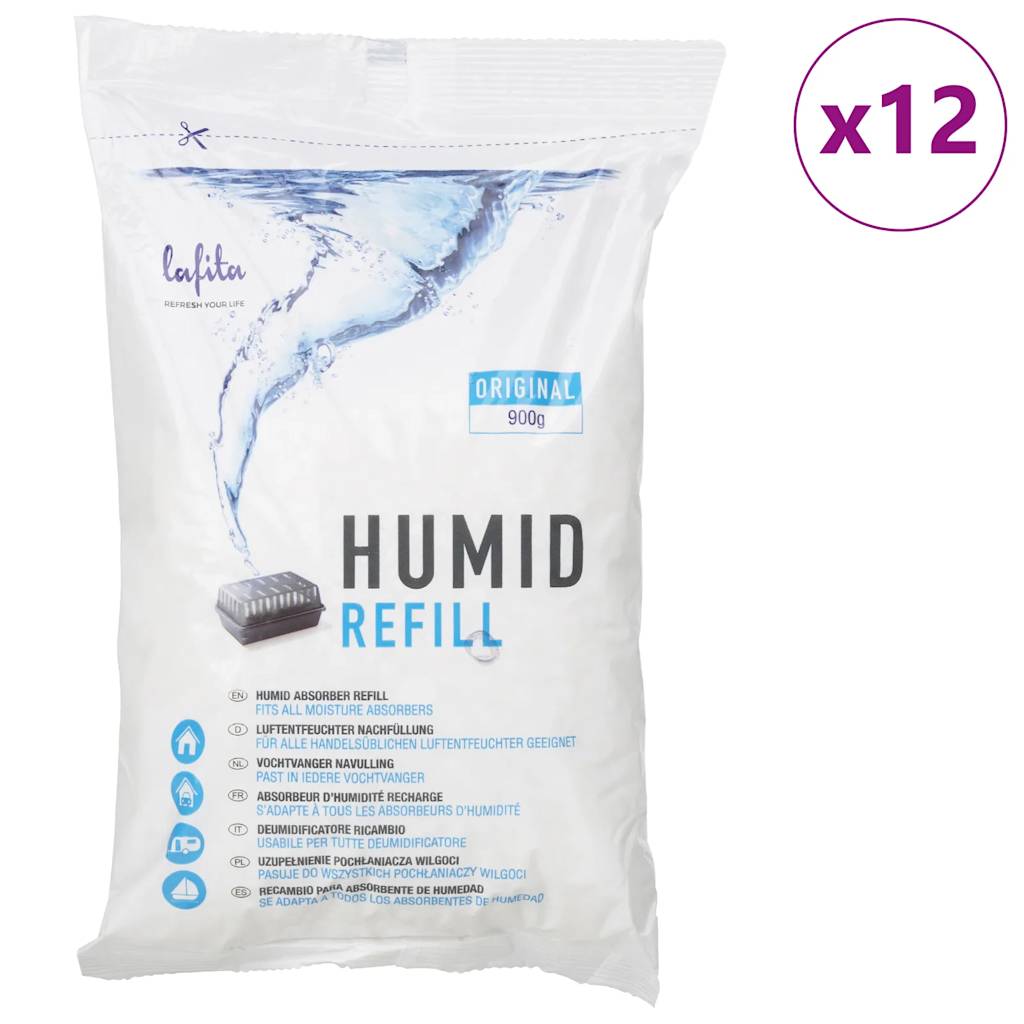 Vidaxl REBLIMINGS POUR DÉHUMIDIDIFIER 12 ST 900 G