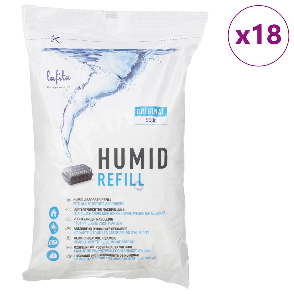 Vidaxl REBLIGNAGES POUR DÉHUMIDIDIFIER 18 ST 900 G