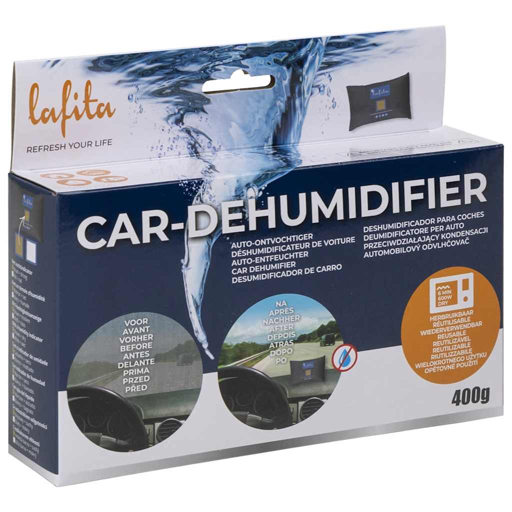 Déshumidificateurs vidaxl pour la voiture réutilisable 2 pcs 400 g