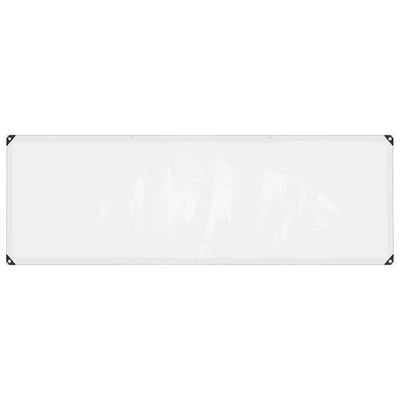 Vidaxl Tarpauline transparente avec des anneaux de voile 1x3 m de polyéthylène