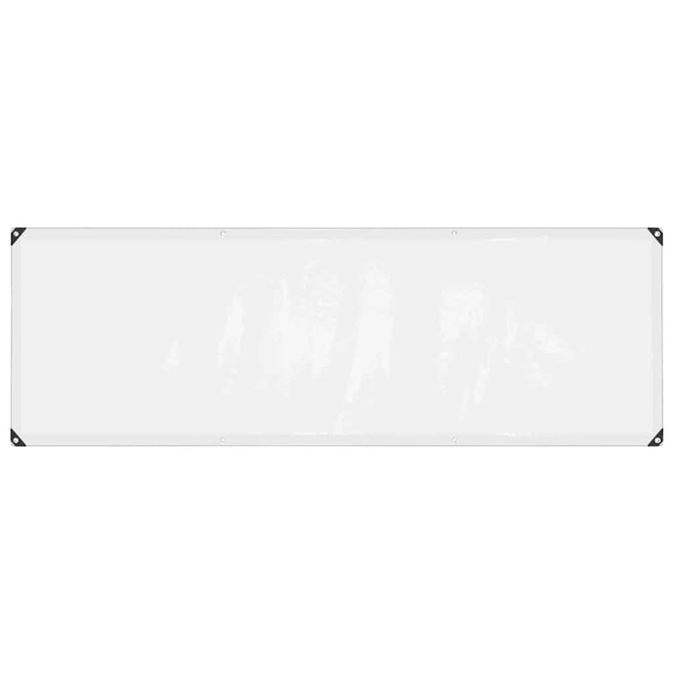 Vidaxl Tarpauline transparente avec des anneaux de voile 1x3 m de polyéthylène
